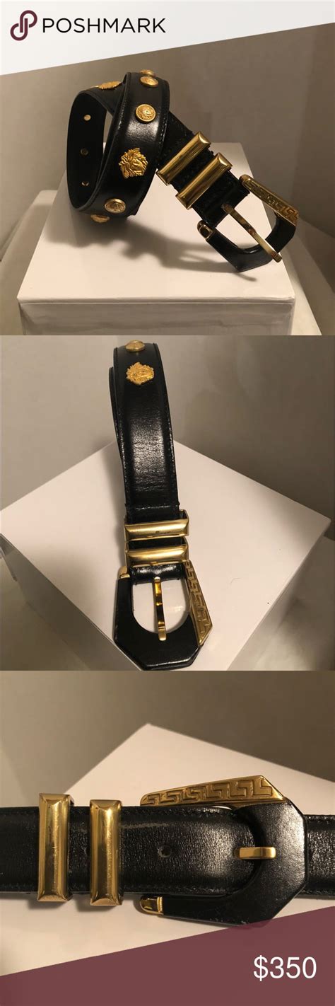 vintage versace mens belt|vintage Versace belt women's.